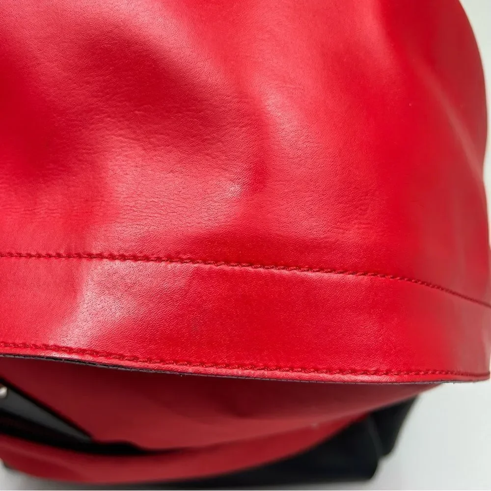 Fendi Monster Bug's Eye Backpack Large Capacity Men's Red